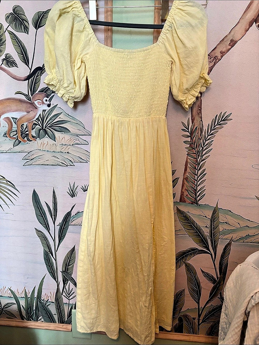 Sundress Yellow Maxi Dress Size XS